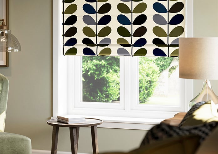 Orla Kiely Multi Stem, Moss - Twist&Fit Roman Blind - Image 5